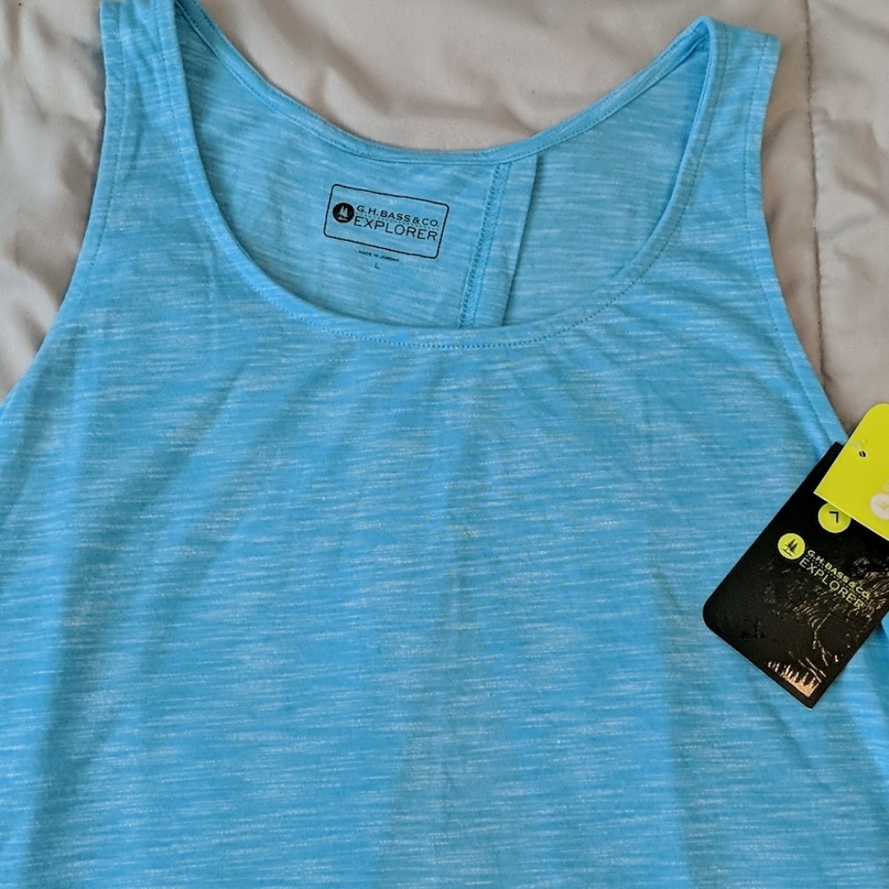 NWT workout tank - open back